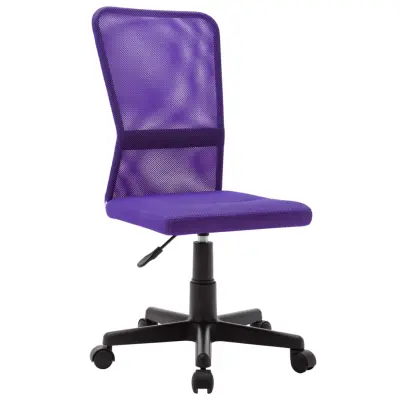 vidaXL Pisarniški stol vijoličen 44x52x100 cm mrežasto blago