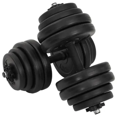 vidaXL Uteži 2 x 15 kg