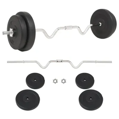 vidaXL Komplet uteži 30 kg