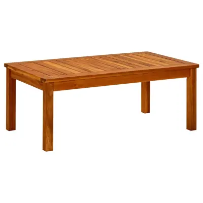 vidaXL Vrtna klubska mizica 90x50x36 cm trden akacijev les