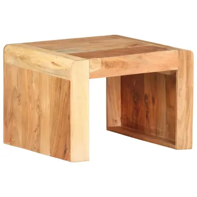 vidaXL Stranska mizica 43x40x30 cm trden akacijev les