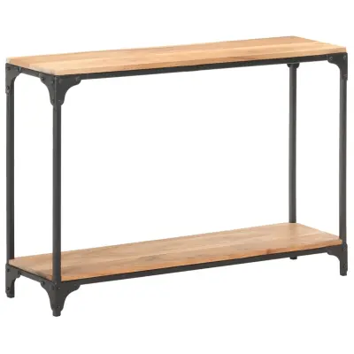 vidaXL Konzolna mizica 110x30x75 cm trden akacijev les