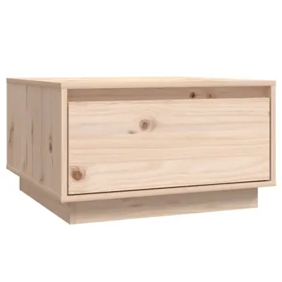 vidaXL Klubska mizica 55x56x32 cm trdna borovina