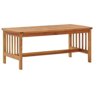 vidaXL Klubska mizica 102x50x43 cm trden akacijev les