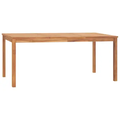 vidaXL Vrtna jedilna miza 180x90x77 cm trdna tikovina