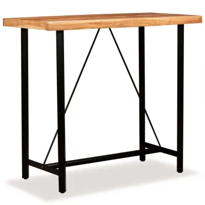vidaXL Barska miza trden akacijev les 120x60x107 cm