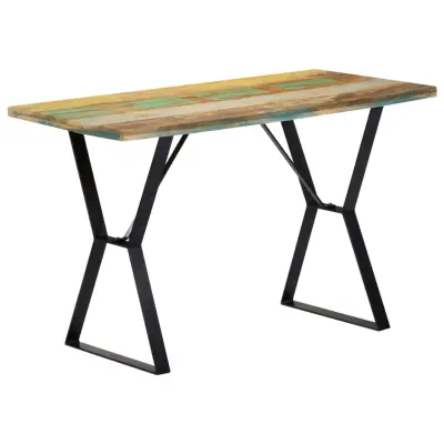 vidaXL Jedilna miza 120x60x76 cm trden predelan les