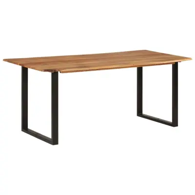 vidaXL Jedilna miza 180x90x76 cm trden akacijev les