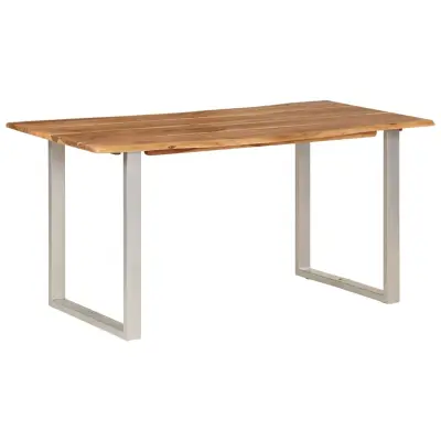 vidaXL Jedilna miza 154x80x76 cm trden akacijev les