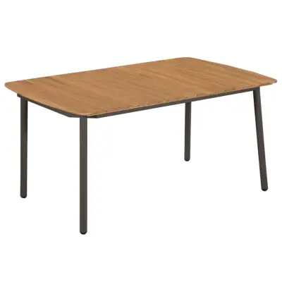 vidaXL Vrtna miza 150x90x72 cm trden akacijev les