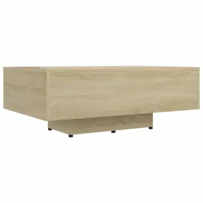 vidaXL Klubska mizica sonoma hrast 85x55x31 cm iverna plošča