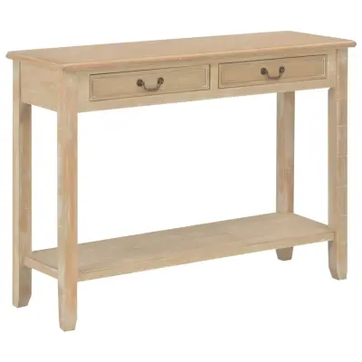 vidaXL Konzolna mizica 110x35x80 cm les
