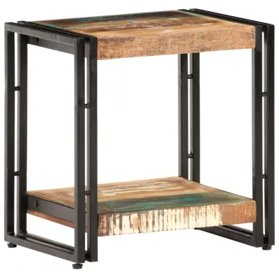 vidaXL Stranska mizica 40x30x40 cm trden predelan les