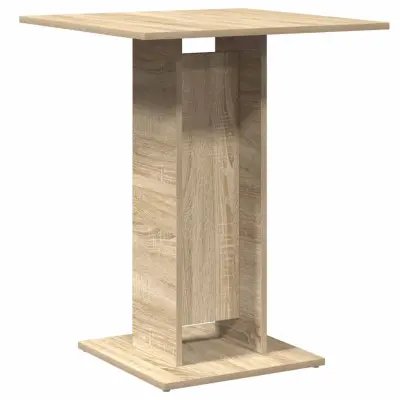 vidaXL Bistro miza sonoma hrast 60x60x75 cm inženirski les