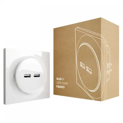 FIBARO Walli N USB Outlet FGWU-021