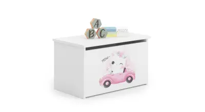 Daria skrinja za igrače z otroško grafiko