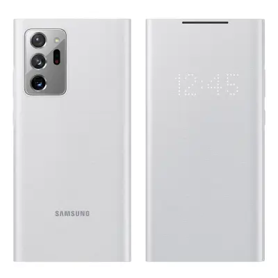 Original Samsung Galaxy Note 20 Ultra Smart LED View Case, Smart Flip - srebrn