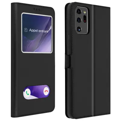 Samsung Note 20 Ultra Quick Release Window Stand Case - crna