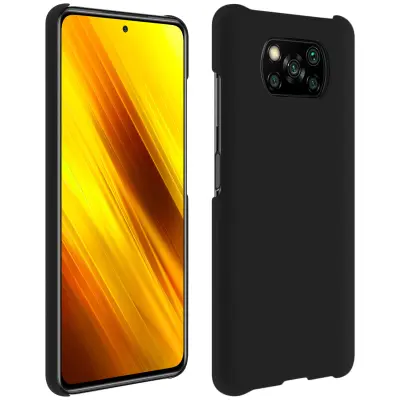 Trda zašcitna torbica Xiaomi Poco X3 in X3 Pro, mat zakljucek proti prstnim odtisom - crna