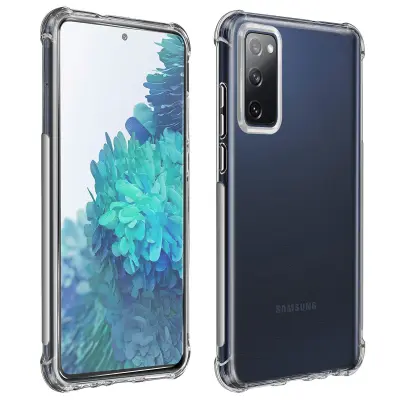 Samsung S20 FE 360° Premium Protection Pack: mehko ohišje iz kaljenega stekla, odporno na udarce - prozorno