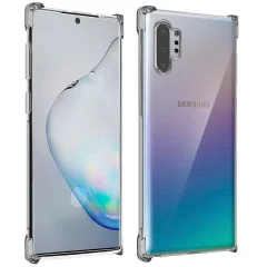 Samsung Galaxy Note 10 Plus Premium 360° Protection Pack: mehka torbica iz kaljenega stekla, odporna na udarce - prozorna
