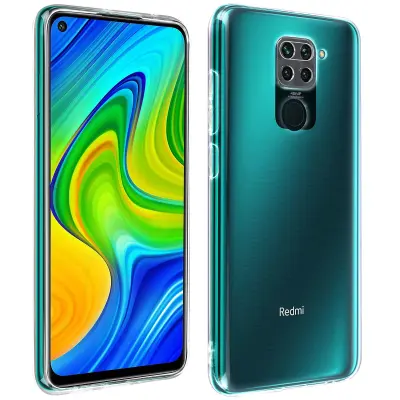 Silikonski gel ovitek za Xiaomi Redmi Note 9, tanek in odporen - prozoren
