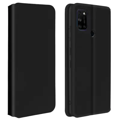 Wiko View 5/5 Plus Case Držalo za kartice in podpora za video, magnetna loputa - crna