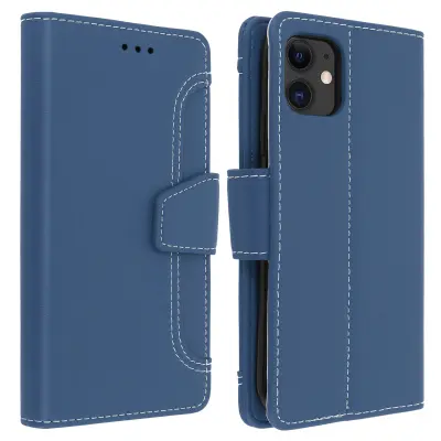 Etui za iPhone 11 z vec predelki in funkcijo video podpore, zbirka Vito - moder