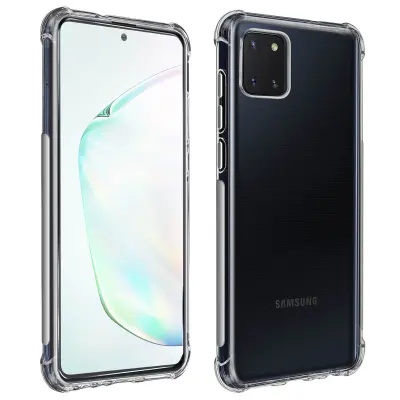 Samsung Galaxy Note 10 Lite 360° Premium Protection Pack: mehko ohišje iz kaljenega stekla, odporno na udarce - prozorno