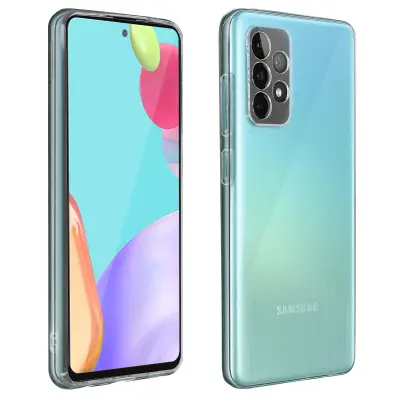 Samsung Galaxy A52, A52 5G in A52s Protection Pack Silikonski ovitek Gel Film Tempered Glass - crn