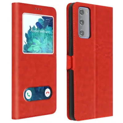 Samsung S20 FE Quick Release Window Stand Case - Rdeca