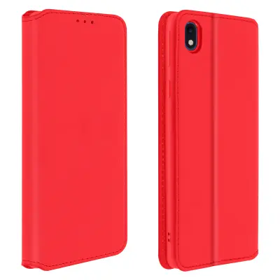Samsung Galaxy A01 Core Folio Case Držalo za kartice in video držalo, magnetni preklop - rdec