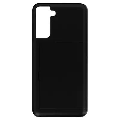 Hibridna torbica za kartice, odporna proti udarcem, Samsung S21, serija Defender - crna