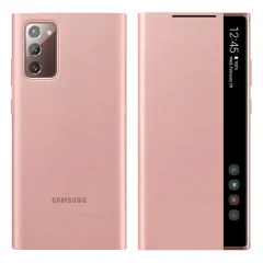 Originalni ovitek Clear View za Samsung Galaxy Note 20, Smart Touch Window - Rose Gold