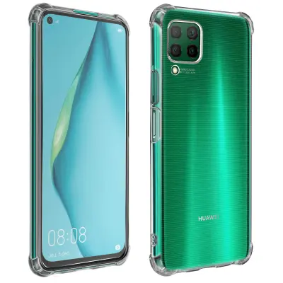 Huawei P40 Lite Premium 360° Protection Pack: mehko ohišje iz kaljenega stekla, odporno na udarce - prozorno