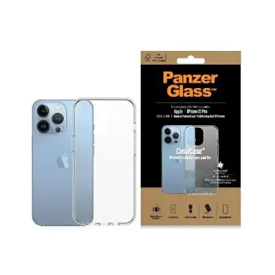 PANZERGLASS CLEARCASE ANTIBAKTERIJSKI OVITEK VOJAŠKEGA RAZREDA ZA IPHONE 13 PRO