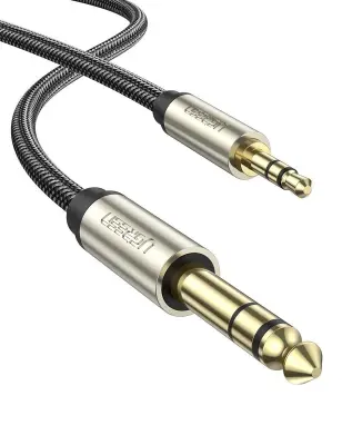 Jack to TRS kabel UGREEN AV127 3,5 mm - 5 m (siv)