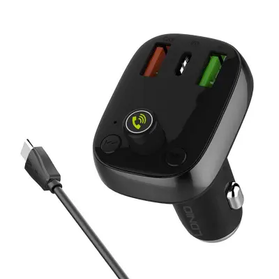 LDNIO Bluetooth C704Q 2USB, USB-C oddajnik FM + kabel USB-C
