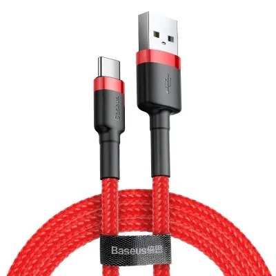 Baseus Cafule USB-C kabel 2A 3m (rdeč)