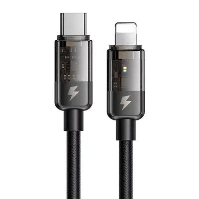 Kabel USB-C na Lightning Mcdodo CA-3161, 36W, 1,8m (črn)