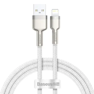 USB kabel za Lightning Baseus Cafule, 2.4A, 1m (bel)