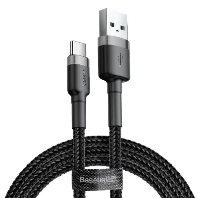 Baseus Cafule USB-C kabel 2A 3m (črna+siva)