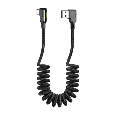 Kabel USB v USB-C, Mcdodo CA-7310, nagnjen, 1,8 m (črn)