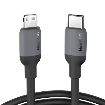 USB-C v Lightning kabel UGREEN US387, 1m (črn)