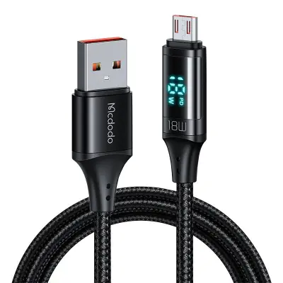 Kabel Mcdodo CA-1070 USB na Micro USB, 3A, 1,2m (črn)