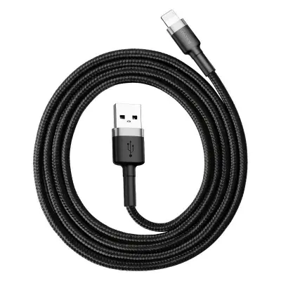 Baseus Cafule USB Lightning kabel 1,5A 2m (siv+črn)