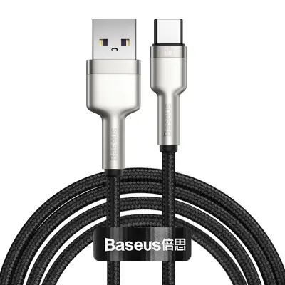 USB kabel za USB-C Baseus Cafule, 66W, 2m (črn)