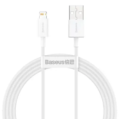 Baseus Superior Series kabel USB na Lightning 2.4A 1,5m (bel)