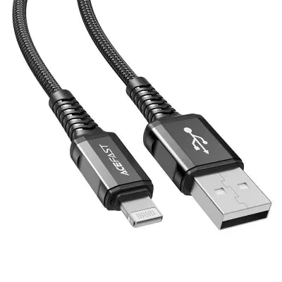 Kabel USB na Lightning Acefast C1-02, 1,2 m (črni)