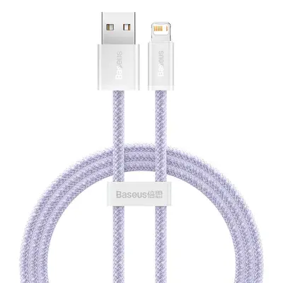 USB kabel za Lightning Baseus Dynamic 2 Series, 2.4A, 1m (vijoličen)